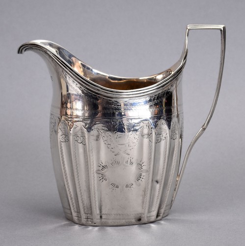 Peter & Ann Bateman Antique English Georgian Sterling Silver Tall Creamer 1799 - Picture 2 of 6