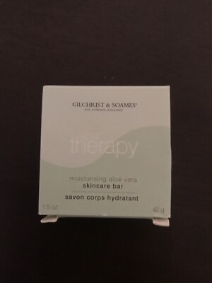 Gilchrist & Soames Est London England Spa Therapy Skincare Bar 1.5 Oz