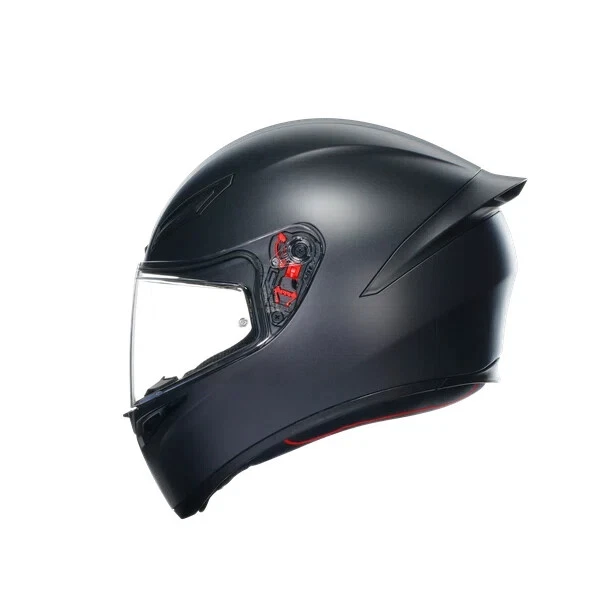 CASCO AGV INTEGRALE K1 S E2206 Nero Opaco Matt Black TAGLIA s - Immagine 4 di 4