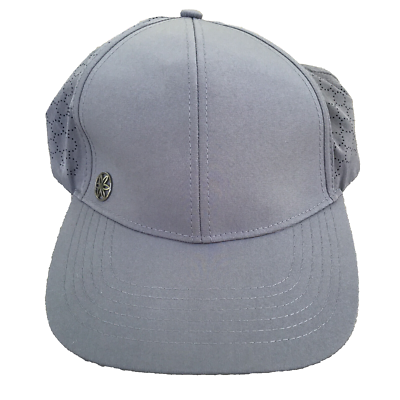 Gaiam Wander Breathable Geo Hat Adjustable Gray Fitness Cap  display picture 2