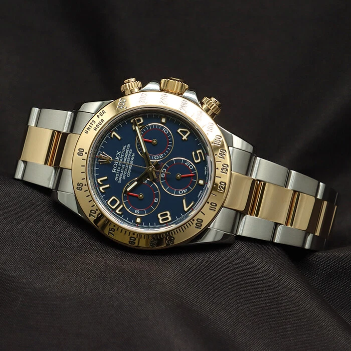 ROLEX Daytona 116523 Blue Arabic Numerals Box Paper eBay