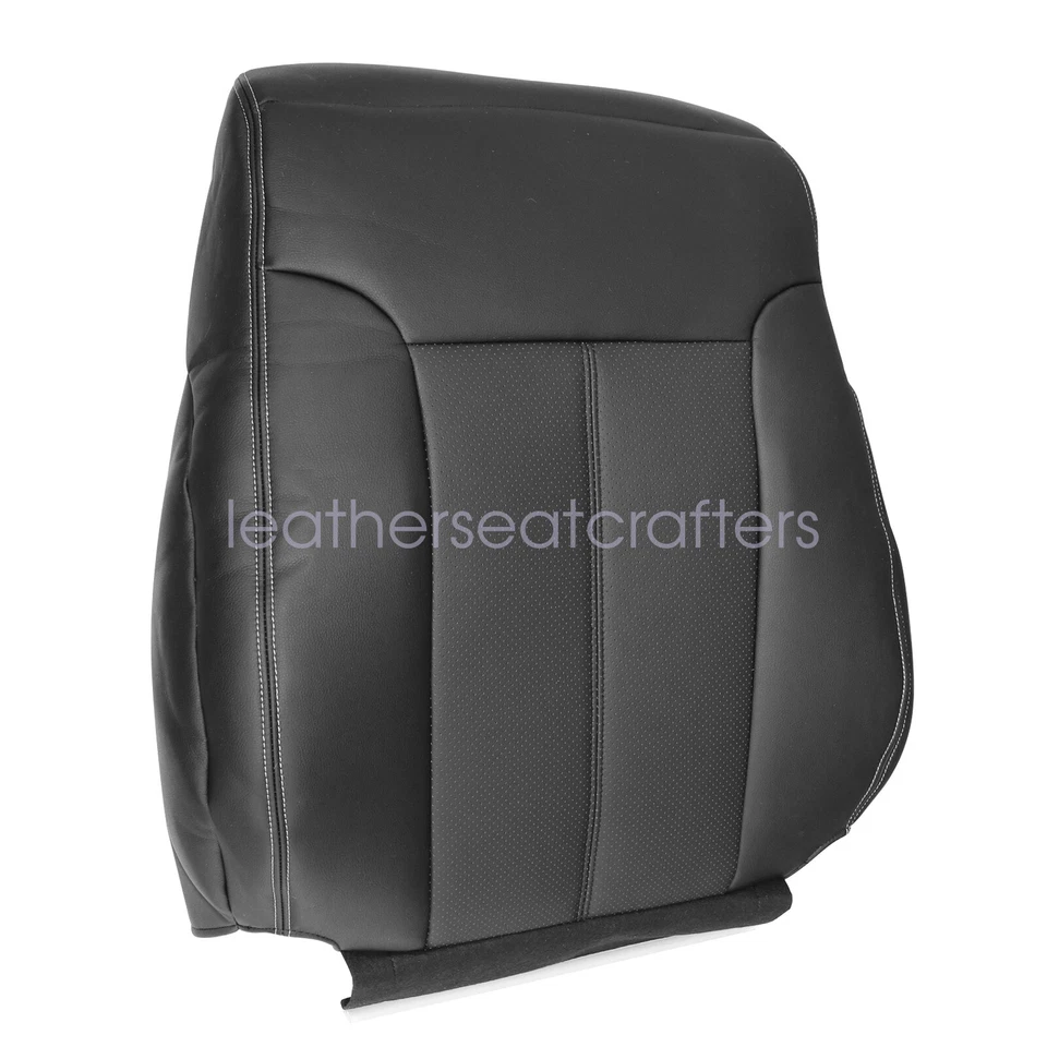 Cubierta de asiento de cuero negra apta para Ford F450 F550 Super Duty 2011-2016 Foto 4 de 4