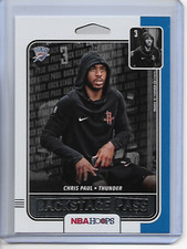2019-20 NBA Hoops Chris Paul Backstage Pass Insert Card