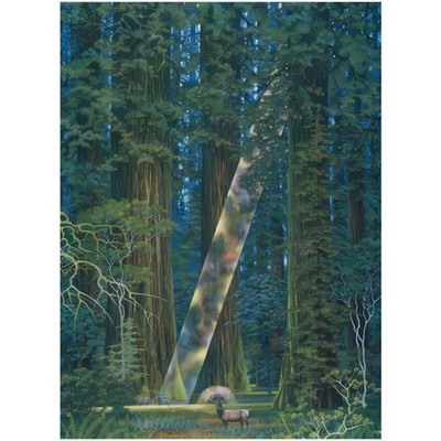 Hiroo Isono Japanese Forest Landscape Art Print Poster Wall Decor