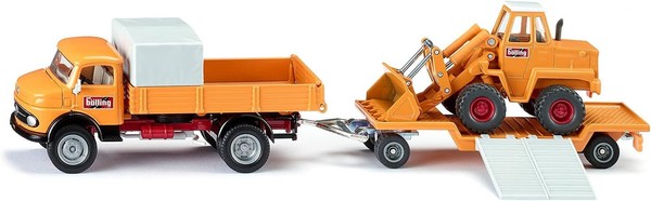 Siku 4117, Mercedes-Benz 710 Mit Kramer 411 Radlader BöLling-Bewegliche Teile-image