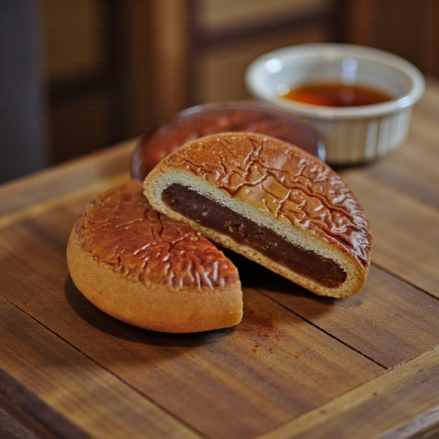 Honma Tsukisamu Okinawan Brown Sugar Anpan, Sweet Red Bean P