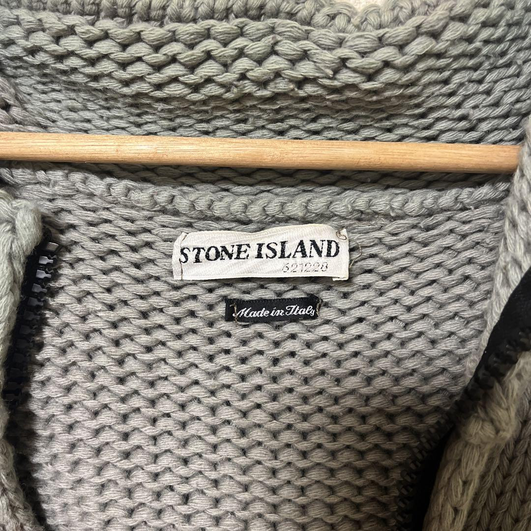 Stone Island 2002aw Archive Wool Knit Zip Hoodie | eBay 