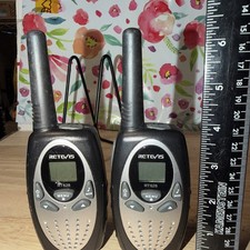 Retevis RT628 Walkie Talkies FRS Walkie Talkie Long Range Black 2 Pack Tested
