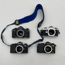 Vintage 35mm Slr Film Camera Bodies Lot Nikon Canon Pentax For Parts Or Repair