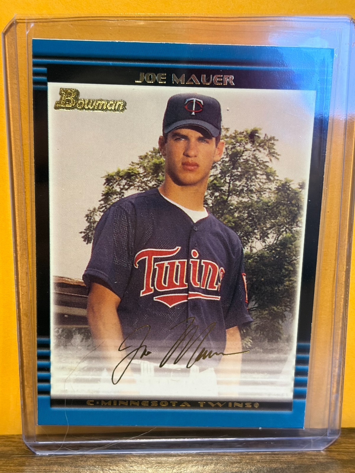 2002 Bowman - Joe Mauer Minnesota Twins  #379 Gold (RC)