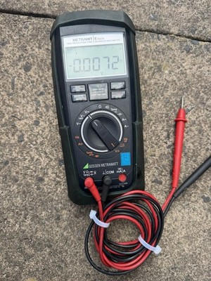 Gossen Metrawatt Metrahit ETech High Res True RMS Advanced Digital Multimeter.