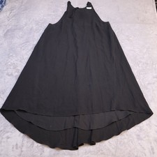 Mossimo Dress Women Medium Black White Lightweight Casual Swing Lined Sleeveless