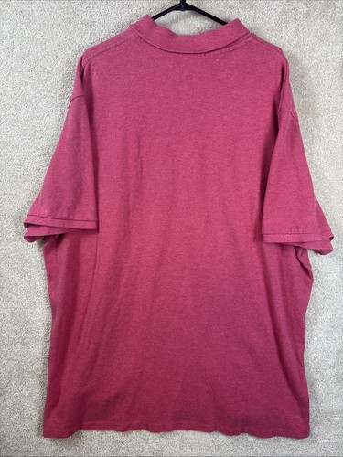 Polo Ralph Lauren Shirt Men’s 2XL Pink Classic Fit Polo Ribbed Short Sleeve Pony - Picture 3 of 6
