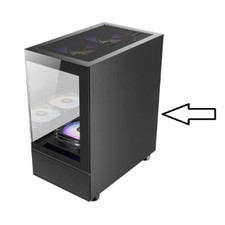Right Side of the ANTEC CX200M Black PC Computer Case AN11-2002