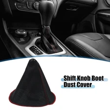 Car Shift Boot Cover Universal Gear Shift Knob Boot Dust Cover Fabric Black