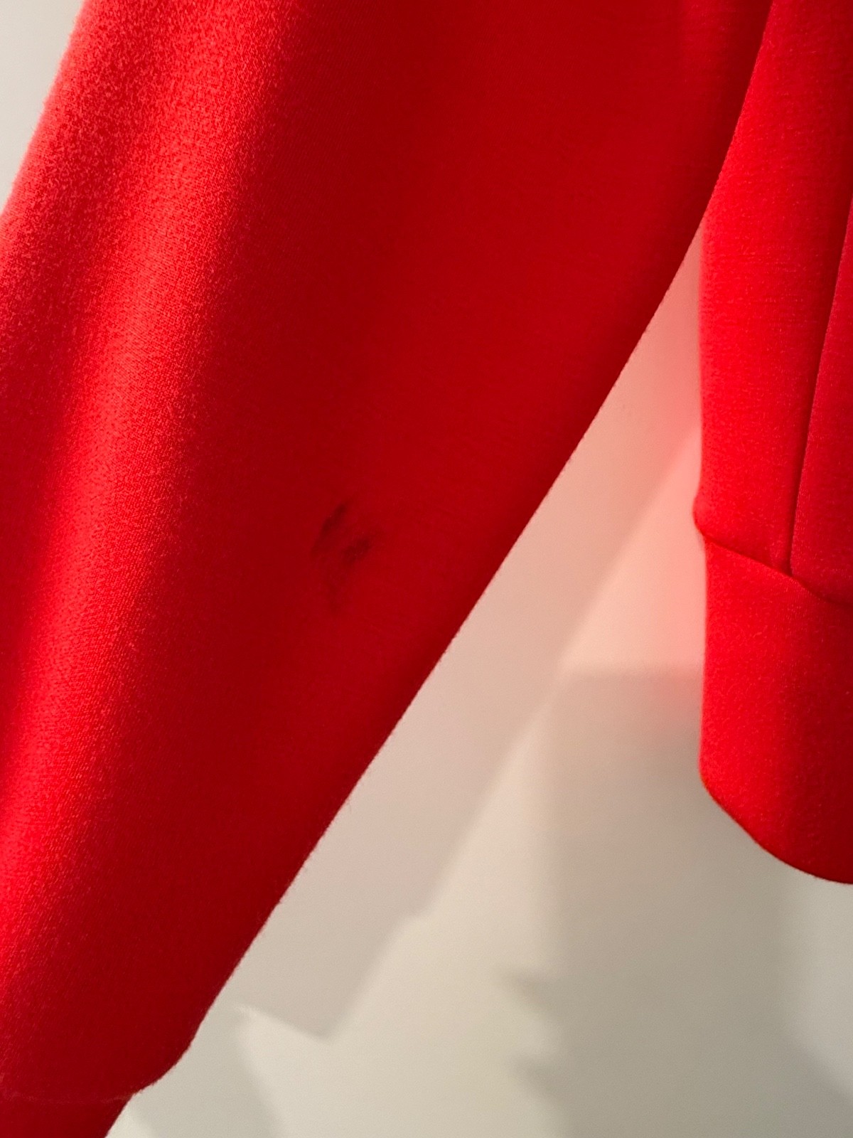 Spanx Air Essentials Small Half Zip Red Long Slee… - image 5