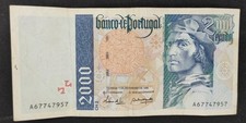 Portugal Banknote of 2000 Escudos from 01/02/1996 Pick-189b