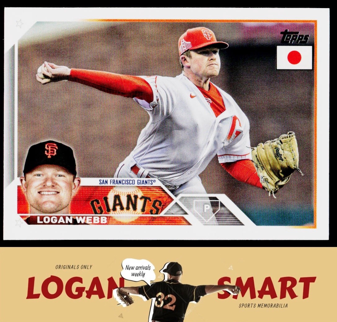 Logan Webb 2023 Topps Japan Edition #116 San Francisco Giants