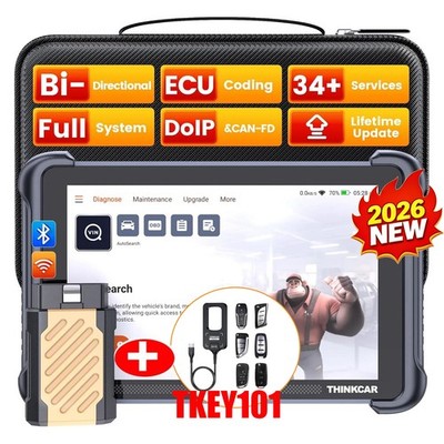 ThinkScan 689BT Key Program Auto OBD2 Scanner Diagnostic Scan Tool Bidirectional