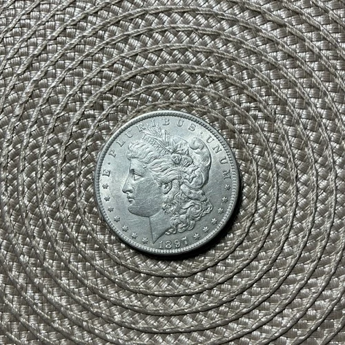 1897 Morgan Silver Dollar $1 Coin Uncertified US 0.9 Fineness