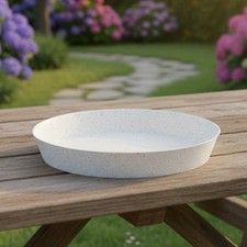 Austin Planter Plant Saucers - White Granite ...