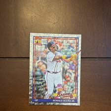 Topps 2026 Series 1 Ronald Acuña Jr. Silver Foil #50 Braves Baseball Card