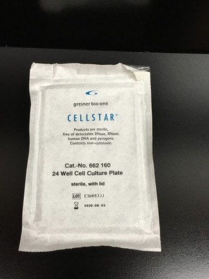 Greiner Bio-one Cellstar Cat No 662 160 Cell Culture Plate Sterile 24 Well