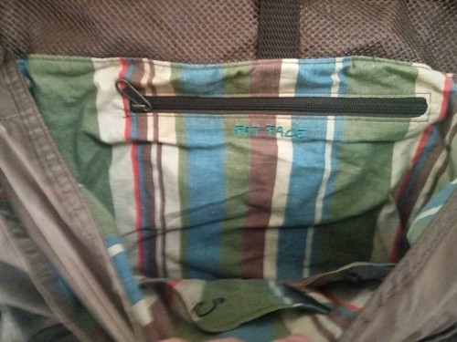 FAT FACE Mens Ladies MESSENGER BAG Crossbody Brown multi Pockets. - Picture 9 of 16