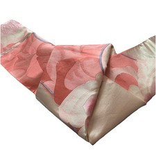 Japanese kimono HANHABAobi yukata obi.kaku obi belt.pink.pure silk.
