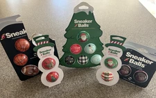 Lot of 21 SNEAKER BALLS:  Christmas & Sports Themed Fresh & Clean Deodorizing
