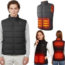 Lightweight Electric Heated Vest Jacket Waterproof for Winter Outdoor Activities