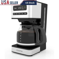 Programmable Drip Coffee Maker W/ 24-Hour Timer Iced Coffee 1-4 Cup Setting New