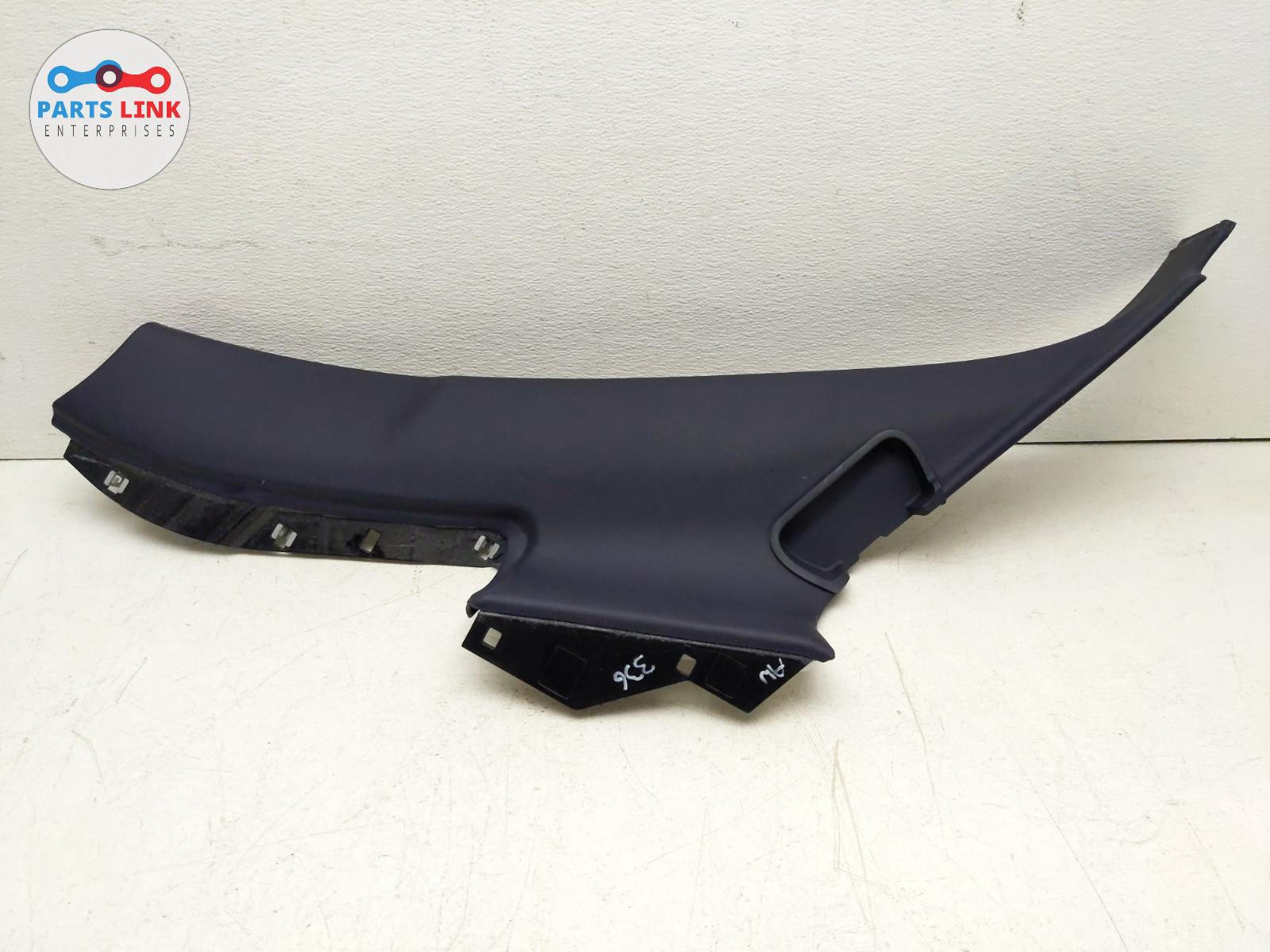 16-20 BENTLEY BENTAYGA REAR LEFT QUARTER C PILLAR TRIM MOLDING COVER PANEL BLUE