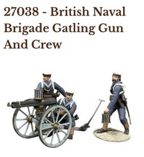 Britains 27038 War Along The Nile Gatling Gun And Crew WAN