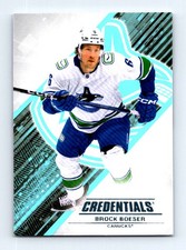 #77 2024-25 Upper Deck Credentials BASE ] Brock Boeser Canucks