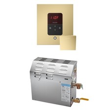 Mr Steam MS 12kW 12000W Steam Generator Pkg w/square iTempo Ctrl-SatinBrass