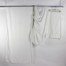 Lot Of 3 Serta Solid White Sheet Set With Pillowcase Queen