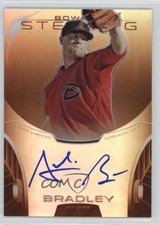 2013 Bowman Sterling Prospect Orange Refractor 34/75 Archie Bradley Auto 0k0