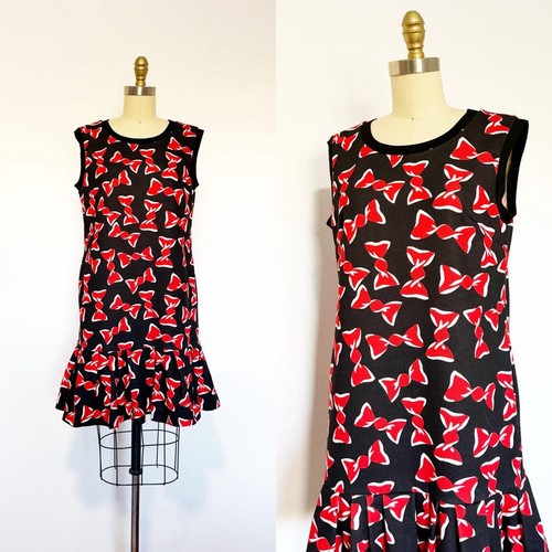 Moschino Couture, Vintage Moschino Dress / Moschino Bow Dress / Moschino Couture/ Size Large