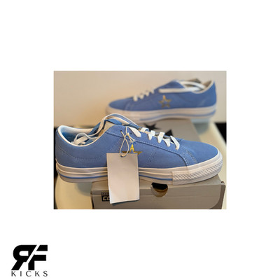 Converse One Star Pro Light Blue Gold Style A06647C SZ 10