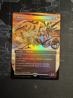Skyseer's Chariot (Borderless) Aetherdrift Foil 296 Magic The Gathering