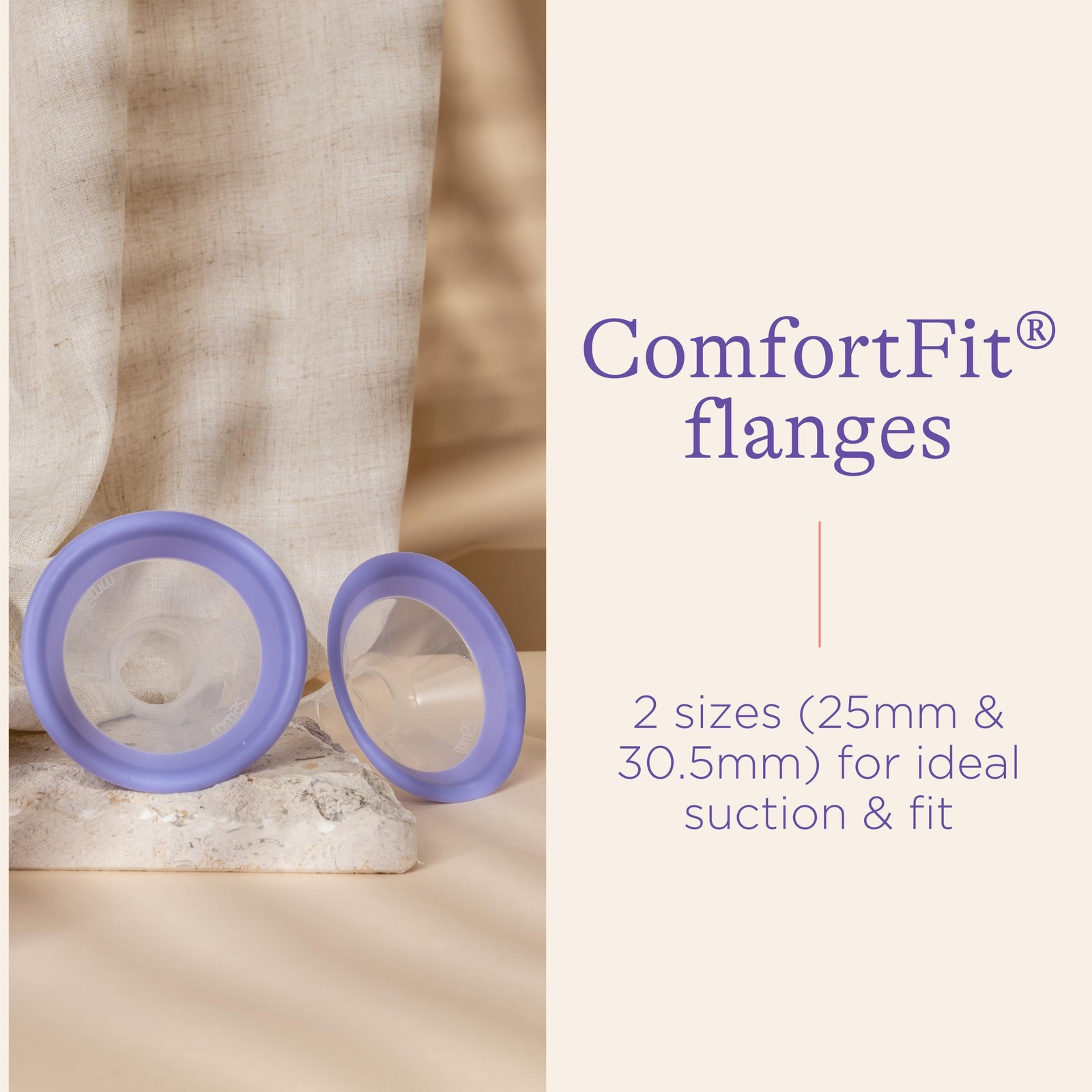 Lansinoh Manual Breast Pump, Hand Pump with Comfortable Flange, Includes 5oz