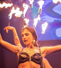 Fire Crown Foldable Aramid Practice Dancers Dance Fireshow Festivals Show