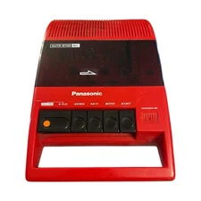✨Rare✨ Vintage Panasonic RQ-44A Red Portable Cassette Tape Player/Recorder Works