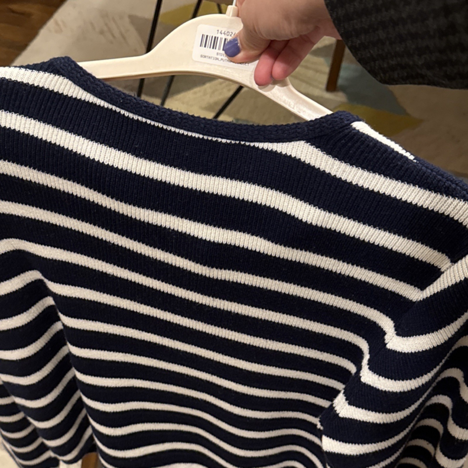 Derek Lam Collective Striped Button Cardigan Swea… - image 3