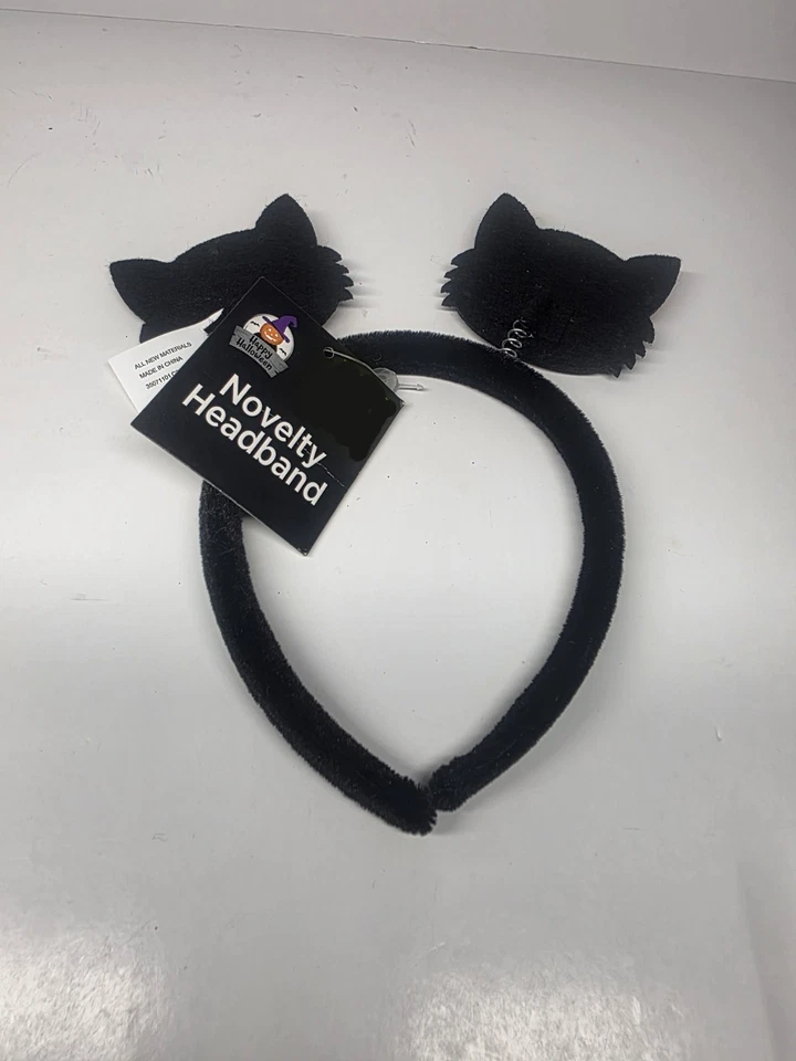 Новинка обруч для волос черный кот праздник вечеринки сезонные волосы костюм  - Изображение 2 из 2