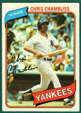 Chris Chambliss - 1980 Topps #625 - New York Yankees Baseball Card