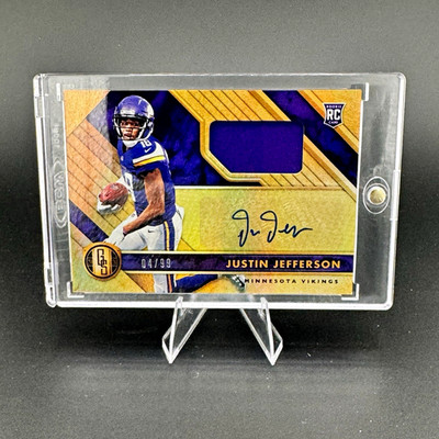 2020 Panini Gold Standard Justin Jefferson Vikings RPA Auto RC /99 #218