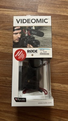 Rode VideoMic Rycote Mikrofon, Schwarz/Rot