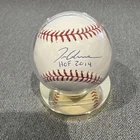 Tom Glavine Signed Major League Baseball W/ HOF 14 Inscription.  LOJO Certified